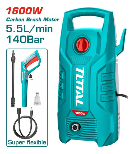 Hidrolavadora Total 1600 W 140 Bar Tgt11336 Maria - Imagen 3
