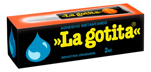 La Gotita Pegamento Adhesivo Instantaneo Poxipol 2 Ml