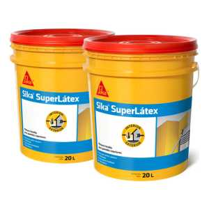Pintura Latex Lavable Antihongo Superlatex Sika - 20+20 Lt