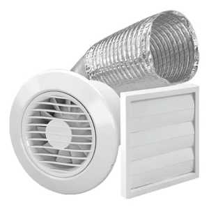 Kit Completo Extractor Con Veneciana 100mm Arkit