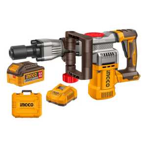 Martillo Demol Or A Bateria 20v 16j 5ah Ingco Cdbli203582