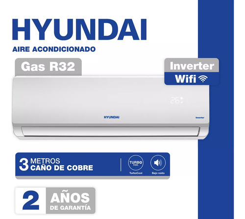 Aire Acondicionado Inverter Wifi 12000 Btu - Hyundai Maria - Imagen 3