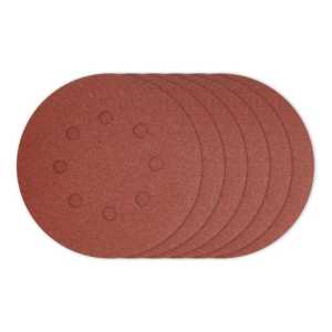 Set De 50 Lijas Total 5'' 125mm, Con Velcro Para Lijadora Roto Orbital, Granos: 40, 80, 120, 180 - Tac7312511 0