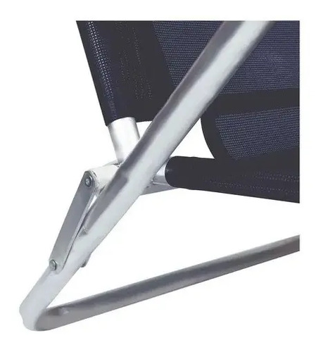 Reposera Silla Playa Con Almohadilla De Aluminio Summer Mor - Imagen 3