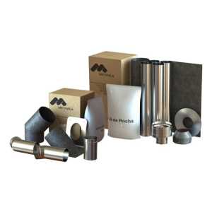 Kit Caños Para Techo Completo - Metavila 150mm