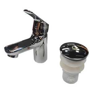 Monocomando Lavatorio Pileta Baja Cromado Baño