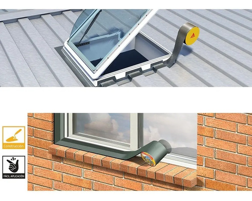 Membrana Autoadhesiva Sika C/aluminio Flexible 10 Cm X 10 Mt - Imagen 7