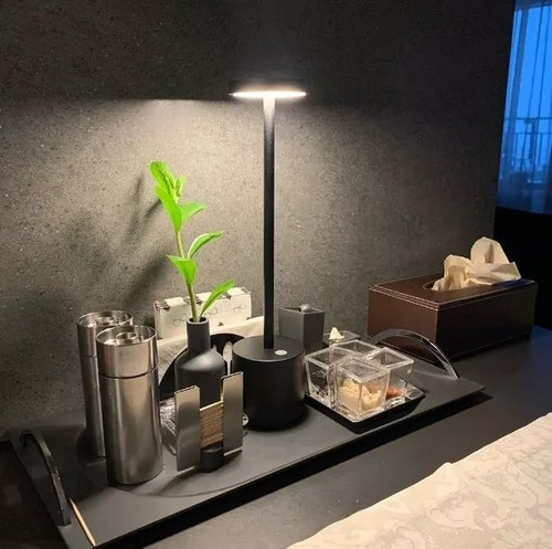 Lámpara Luminaria Portatil De Mesa Recargable Inalámbrica - Imagen 11