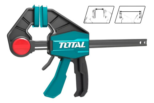 Prensa Rapida Auto Ajustable 12'' 60kg Total Tht1340602