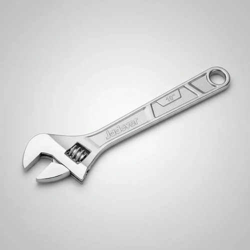 Llave Francesa Ajustable Industrial 10 Pulgadas Jadever Color Azul Acero - Imagen 4