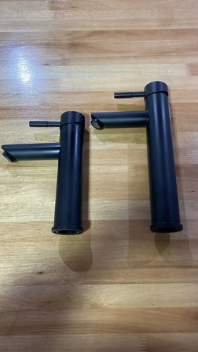 Monocomando Lavatorio Serie Palito Negra Ac/inox Rimontti - Imagen 2