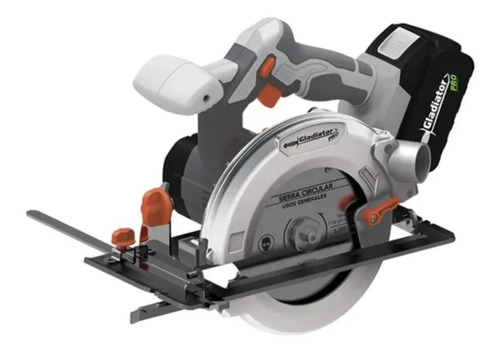 Sierra Circular Recargable 18v1bat. Gladiator Gris Oscuro 50-60