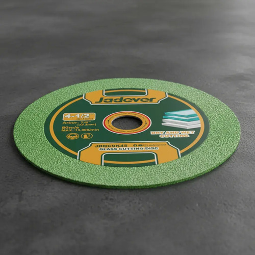 Disco Para Vidrio Verde Jadever 115mm 4.1/2 Jddc9k45 - Imagen 5