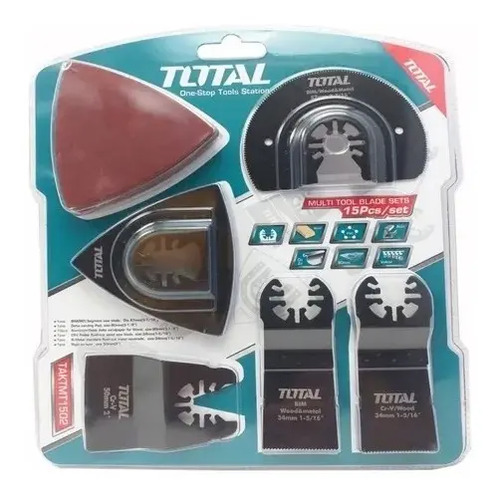 Juego De Piezas Para Sierra Multifuncion Total Taktmt1502