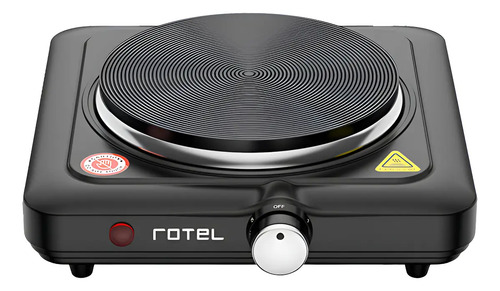 Anafe Eléctrico Negro 1 Disco Rotel 1000w 5802