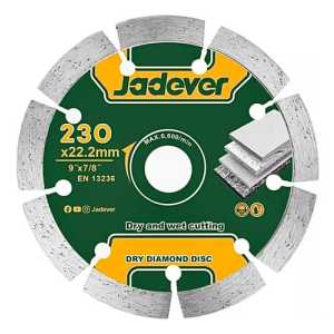 Disco De Widia Segmentado Jadever 230mm Jddc1k05 Maria