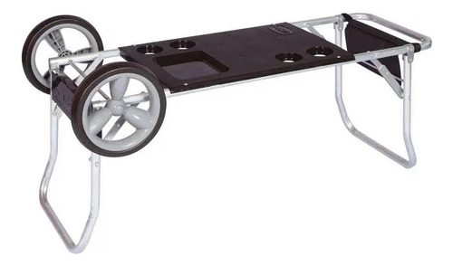 Carrito De Playa De Aluminio Negro De Hasta 15 Kg 002595 Mor - Imagen 6