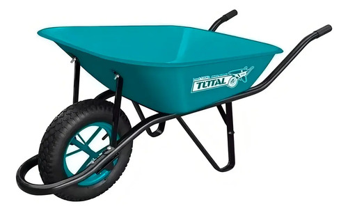 Carretilla De Obra 130kg Total Industrial Thtwb84008 Color Turquesa
