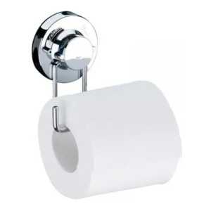 Soporte Para Papel Higiénico Con Ventosa Cromado