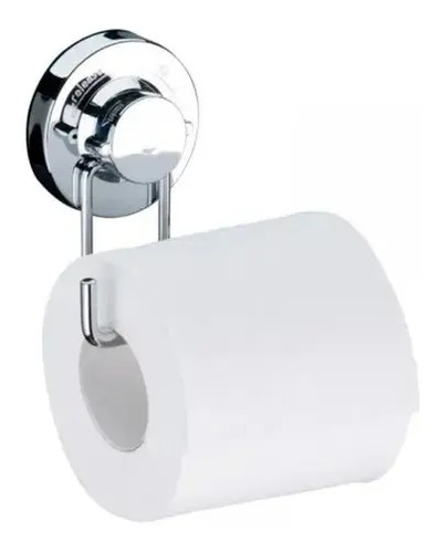 Soporte Para Papel Higiénico Con Ventosa Cromado