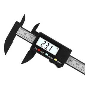 Calibre Digital De 110 Mm Fibra De Carbono Incluye Pila