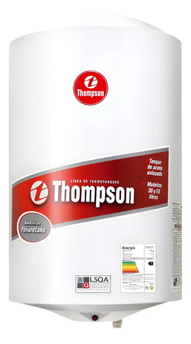 Calefon Termotanque Thompson By James 30 Ltrs