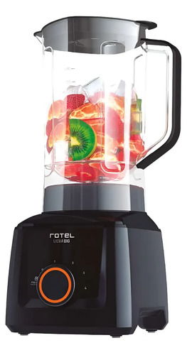 Licuadora Licua Big 900w 3.1 Litros Negro Rotel