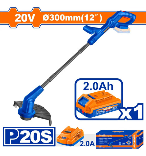 Bordeadora A Bateria 20v 12 2ah Wadfow Wgtp535 - Imagen 2