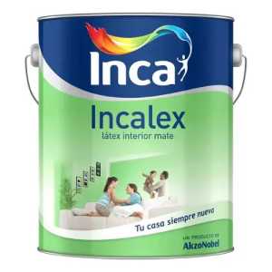 Pintura Interior Incalex Mate Blanco 4 Litros. Inca Maria