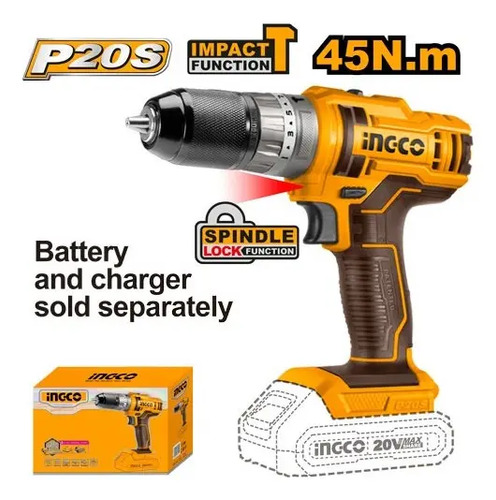 Atornillador Percutor 20v P20s Sin Bat Sin Cargador Cidli201 - Imagen 2
