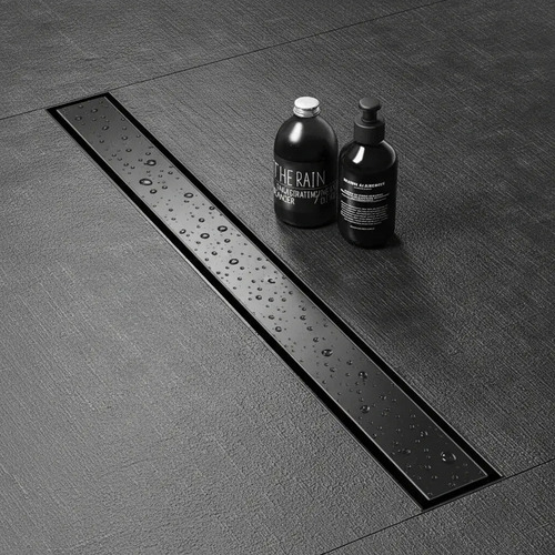 Receptaculo Desague Ciego Para Ducha Rimontti Negro 80cm