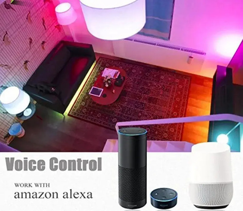 Lámpara Led Wifi Bombilla 11w Alexa Tuya Smart App - Imagen 4