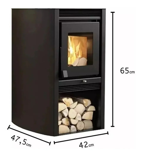 Calefactor Ecologico Doble Combustion + Kit - Imagen 4