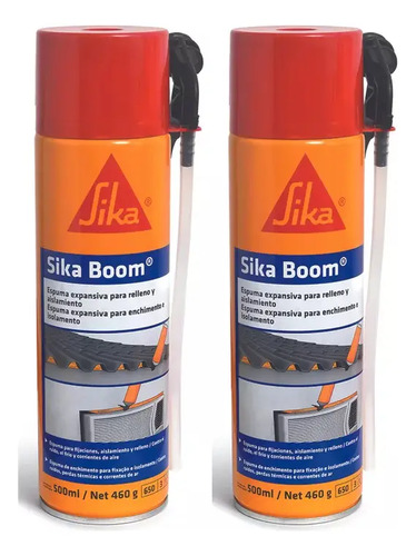 Combo 2 Unidades 500ml Espuma De Poliuretano Sika Boom