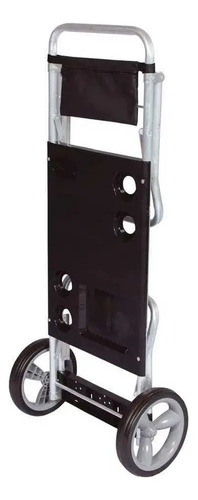 Carrito De Playa De Aluminio Negro De Hasta 15 Kg 002595 Mor - Imagen 3