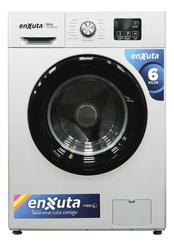 Lavarropa Enxuta 6 Kg Digital Silver Lenx0650ds 1000 Rpm Plateado