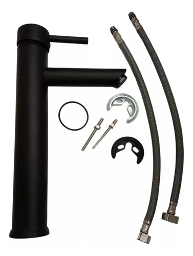 Monocomando Lavatorio Negro 30 Cm Rimontti Palito 54825 - Imagen 5