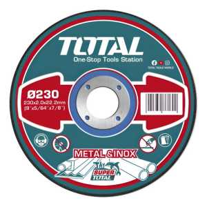 Disco Corte Metal Para Amoladora 9 - 2.0mm Total Tac2202301