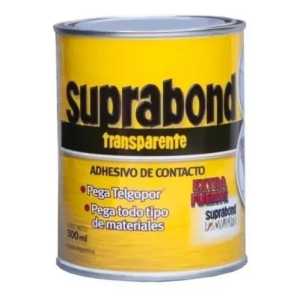 Adhesivo Suprabond Transparente Extra Fuerte En Lata 500ml
