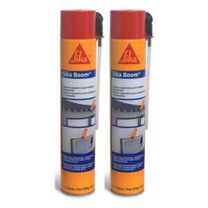 Combo 2 Unidades 750ml Espuma De Poliuretano Sika Boom