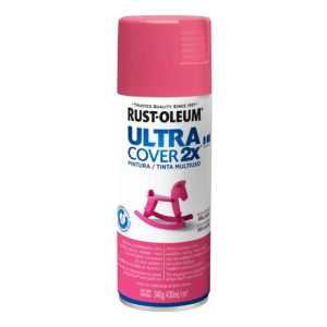 Pintura Aerosol Ultra Cover Rust Oleum Rosa Intenso Brillant
