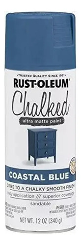 Pintura Aerosol Tizado Azul Costeño 340g Rust Oleum