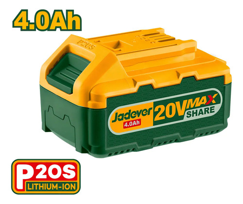 Bateria 20v 4ah P20s Jadever Jdlbp540 Compatible Con Total Ingco