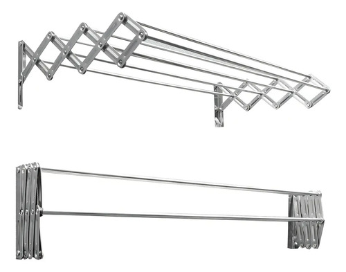 Tendedero Plegable Aluminio Mor Ropa 80 Cm - Imagen 7