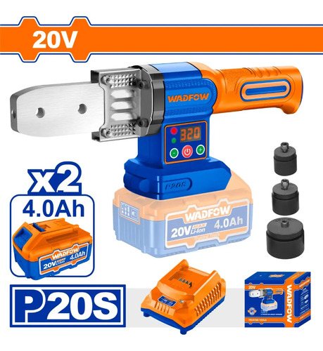 Termofusora 20v 320°c Acce + 2 Bat + Carg Wadfow Wwm20182 - Imagen 3