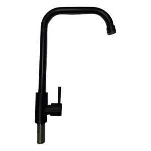 Canilla Grifo Unitario Mesada Inox Negro Mate Rimontti