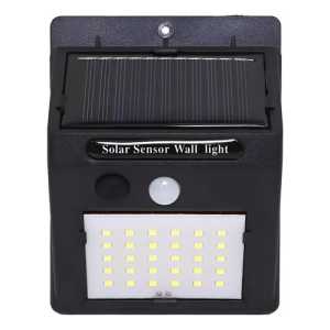 Farol Exterior Led Foco Solar Led Sensor Mov. Y Fotocelula