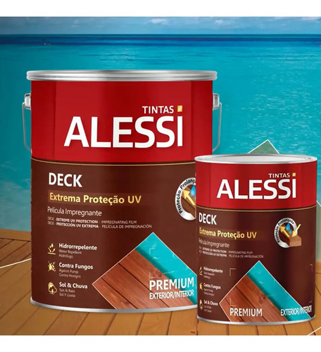 Protector De Madera Extrema Proteccion Uv 0.9 Litros Alessi - Imagen 3