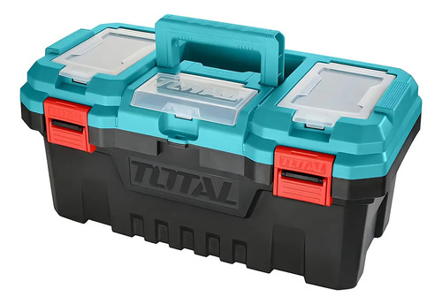 Caja De Herramientas Plastic C/compartimentos 20 PuLG Total Color Turquesa