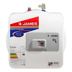 Calefon Termotanque James 20 Lts Acero Bajo Mesada